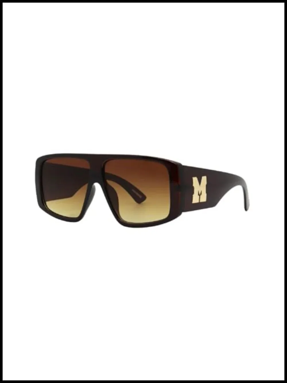 UV400 Protection Oversized Retro Wrap Around Sunglasses for Women Men